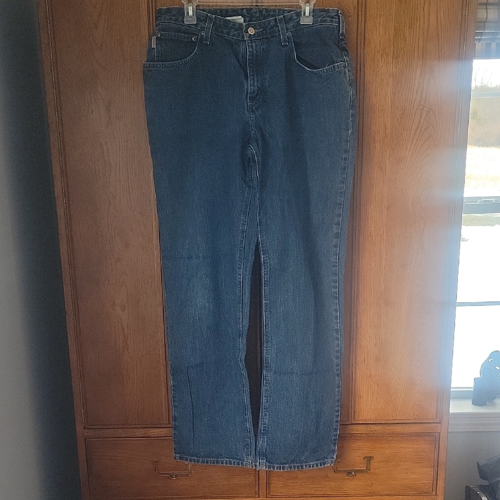 Carhartt Women's Relaxed Denim Jeans Size 14x34